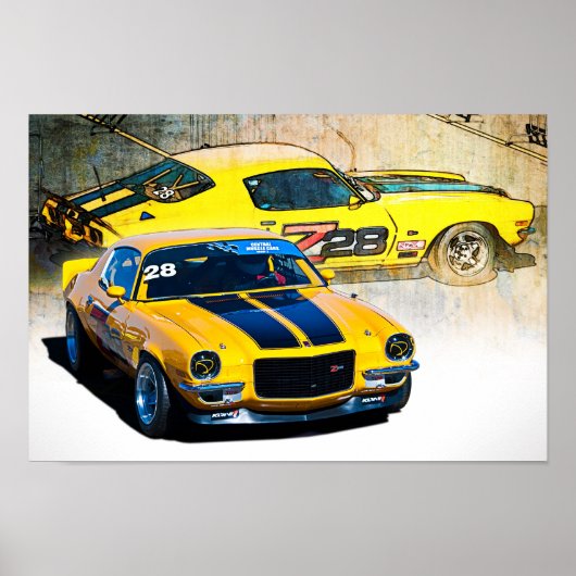 Camaro Z28 Poster (Vorne)