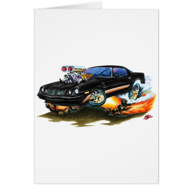 Camaro Z28 Schwarz-Goldauto 1979-81 (Vorne)