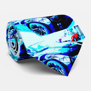 Camaro ZL1 auf dem Ausstellungsraumboden Krawatte