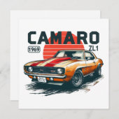 Camaro ZL1 Feiertagskarte (Vorne/Hinten)