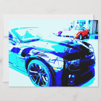 Camaro ZL1 im Showroom Einladung