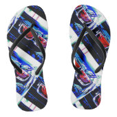 Camaro ZL1 Taillight Flip Flops Badesandalen (Fußbett)