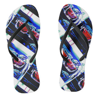 Camaro ZL1 Taillight Flip Flops Badesandalen