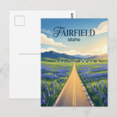 Camas Prairie Idaho Postkarte (Vorne/Hinten)