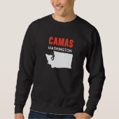 Camas Washington USA State America Travel Washingt Sweatshirt (Vorderseite)