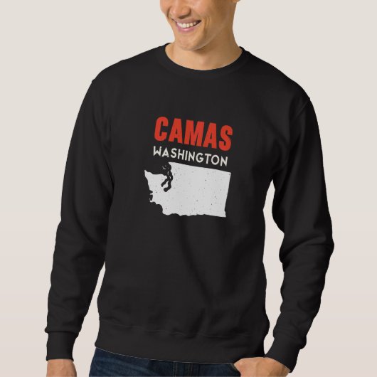 Camas Washington USA State America Travel Washingt Sweatshirt (Vorderseite)