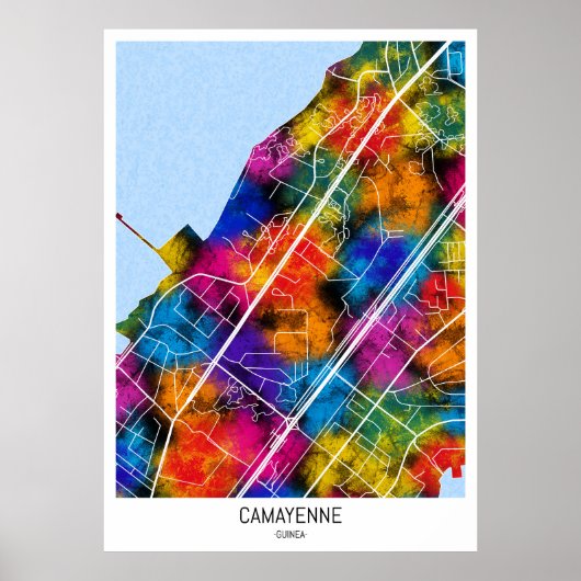 Camayenne Guinea Poster (Vorne)
