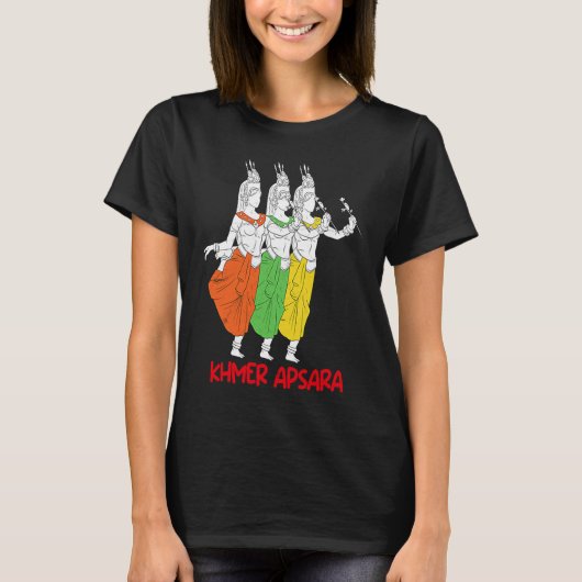 Cambodia Cambodian Khmer Traditional Dance Apsara  T-Shirt (Vorderseite)