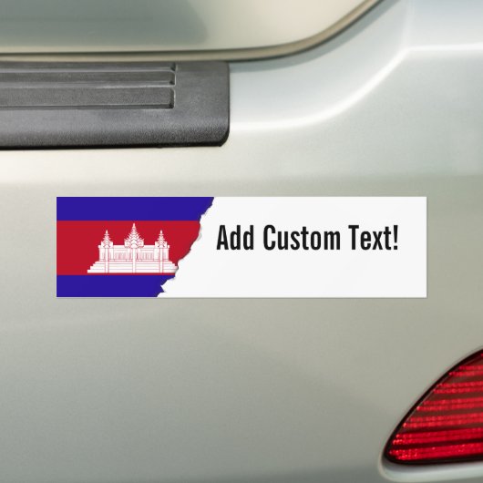 Cambodia Flag Autoaufkleber (Auf Auto)