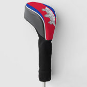 Cambodia Flag Golf Headcover (angewinkelt)