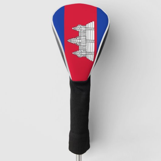 Cambodia Flag Golf Headcover (Vorderseite)