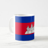 Cambodia Flag Kaffeetasse (Vorderseite Links)