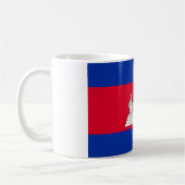 Cambodia Flag Kaffeetasse (Links)