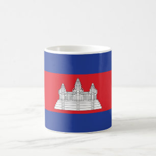 Cambodia Flag Kaffeetasse