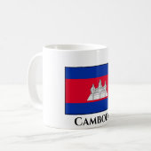 Cambodia Flag Kaffeetasse (Vorderseite Links)