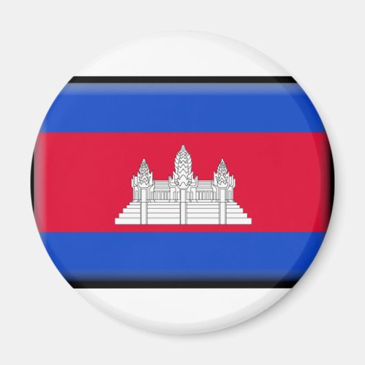 Cambodia Flag Magnet (Vorne)