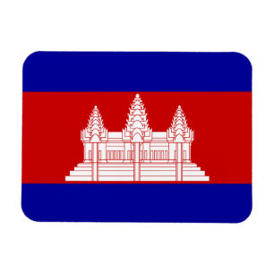 Cambodia Flag Magnet