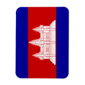 Cambodia Flag Magnet (Vertikal)