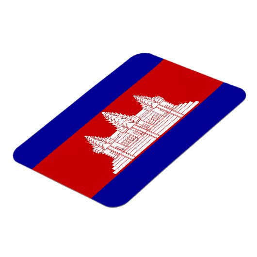 Cambodia Flag Magnet (Linke Seite)