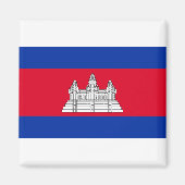 Cambodia Flag Magnet (Vorne)