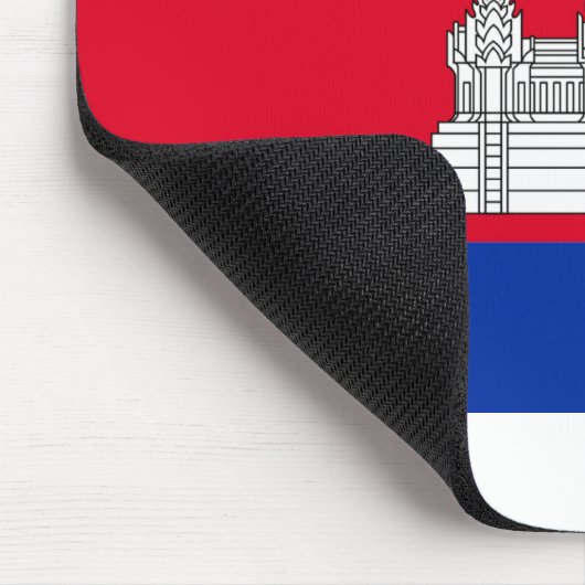 Cambodia Flag Mousepad (Ecke)