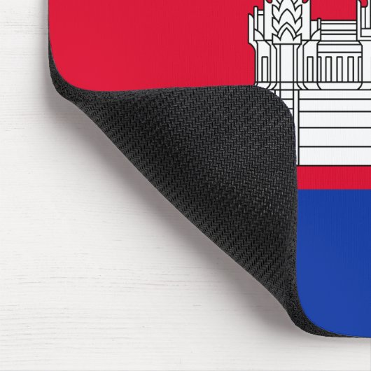 Cambodia Flag Mousepad (Ecke)