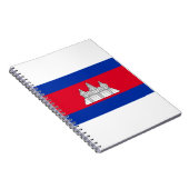 Cambodia Flag Notizblock (Rechte Seite)