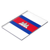 Cambodia Flag Notizblock (Linke Seite)