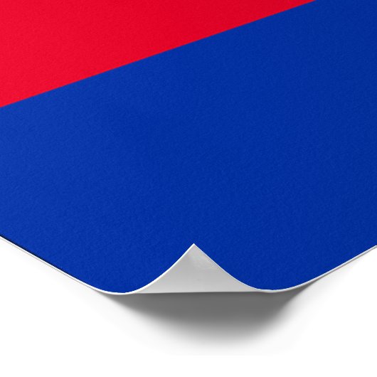 Cambodia Flag Poster (Ecke)