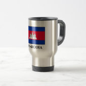 Cambodia Flag Reisebecher (VorderseiteRechts)