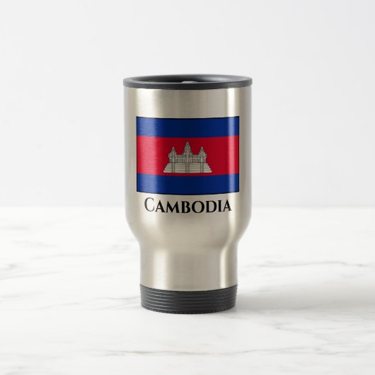 Cambodia Flag Reisebecher (Mittel)
