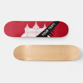 Cambodia Flag Skateboard (Horizontal)