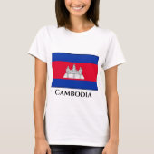 Cambodia Flag T-Shirt (Vorderseite)
