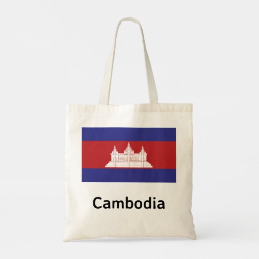 Cambodia Flag Tragetasche (Rückseite)