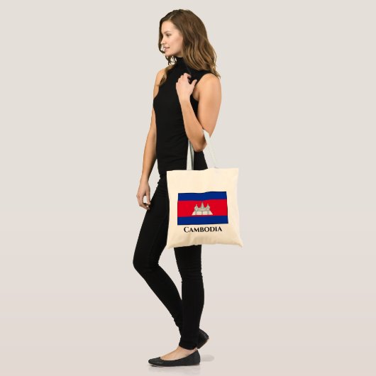 Cambodia Flag Tragetasche (Vorderseite (Model))