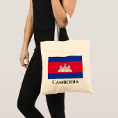 Cambodia Flag Tragetasche (Vorderseite (Produkt))