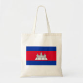 Cambodia Flag Tragetasche (Vorne)