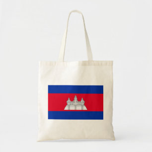Cambodia Flag Tragetasche