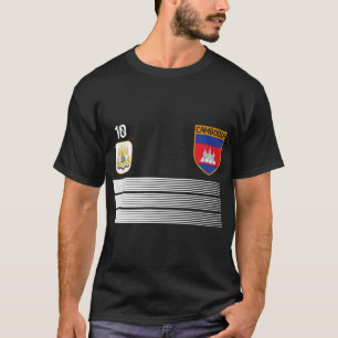 Cambodia Football Jersey 2021 Fußball T-Shirt
