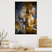 Cambodia, Phnom Penh. Buddha statues Poster (Küche)