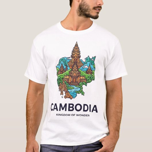 CAMBODIA T-Shirt (Vorderseite)