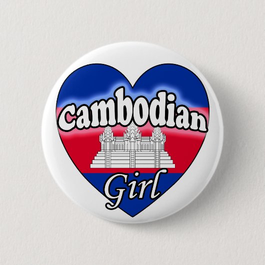 Cambodian Girl Button (Vorderseite)