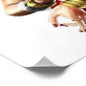 Cambodian Khmer Apsara Dancer Poster (Ecke)