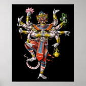 Cambodian Khmer Hanuman Poster (Vorne)