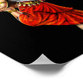 Cambodian Khmer Traditioneller Tanz Girl Apsara Ca Poster (Ecke)