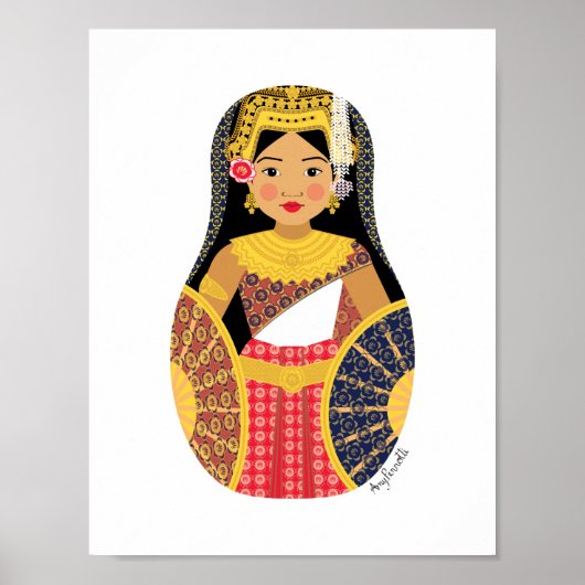 Cambodian Matryoshka Poster (Vorne)