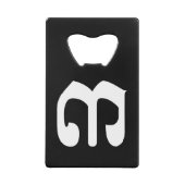 Cambodian Number 3 / Three / ៣ (EIB) Khmer Script Geldbeutel Flaschenöffner (Rückseite)