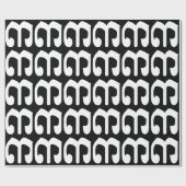 Cambodian Number 3 / Three / ៣ (EIB) Khmer Script Geschenkpapier (Flach)