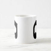 Cambodian Number 3 / Three / ៣ (EIB) Khmer Script Kaffeetasse (Mittel)