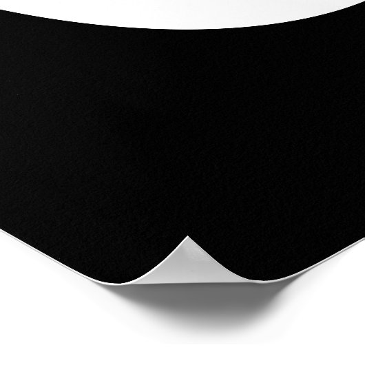 Cambodian Number 3 / Three / ៣ (EIB) Khmer Script Poster (Ecke)